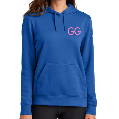 GG Store - Ladies Club Fleece Sleeve Swoosh Pullover Hoodie Thumbnail