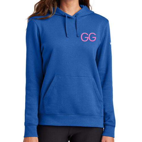 GG Store - Ladies Club Fleece Sleeve Swoosh Pullover Hoodie Thumbnail